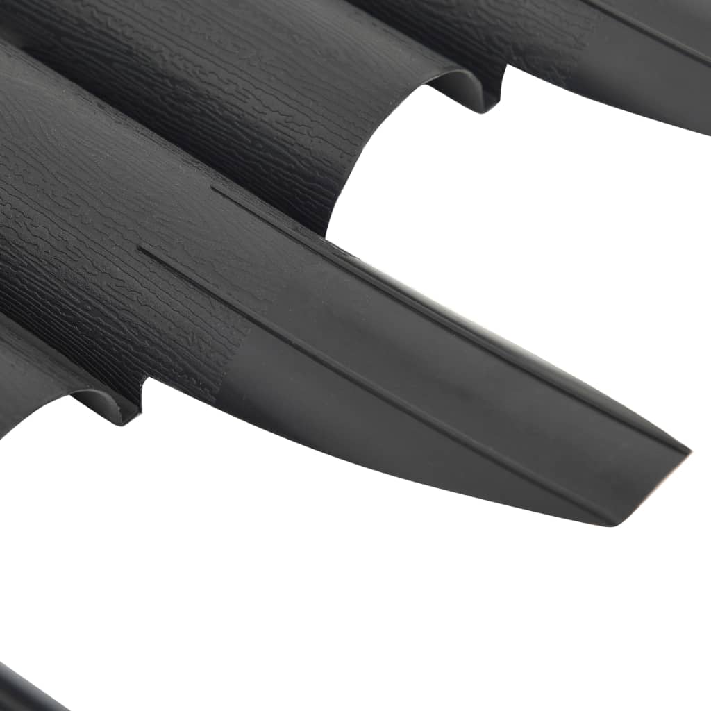 Bordas de relvado 36 pcs 10 m PP antracite