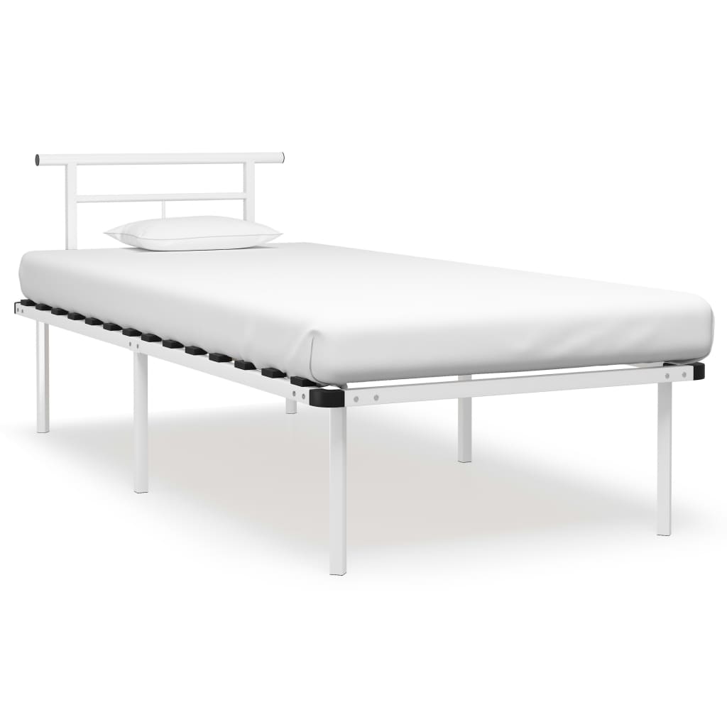 Estrutura de cama metal 90x200 cm branco