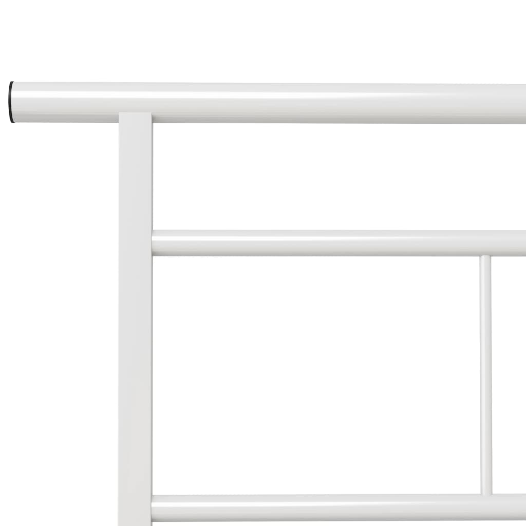 Estrutura de cama metal 90x200 cm branco