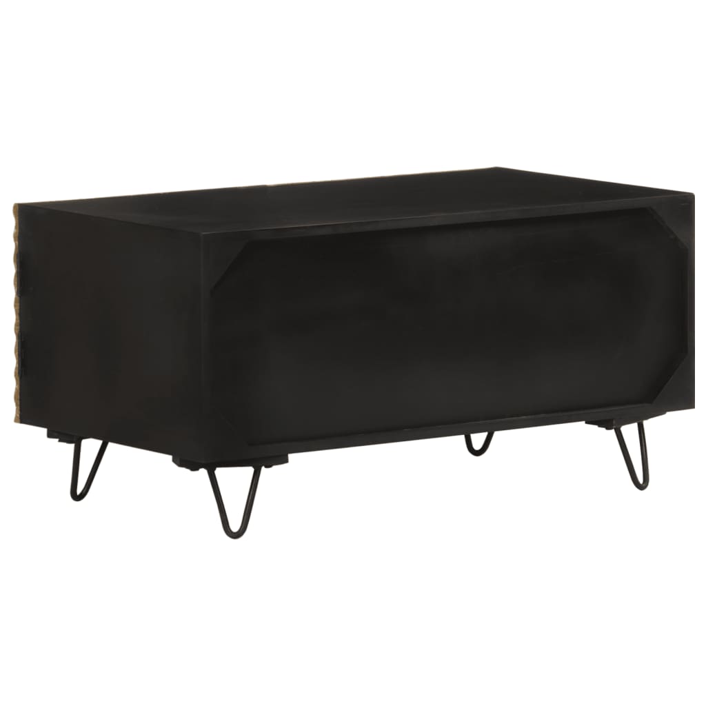 Mesa de centro 90x50x45 cm madeira de mangueira maciça