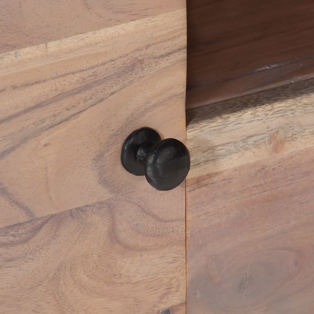 Móvel de TV 118x30x40 cm madeira de acácia maciça