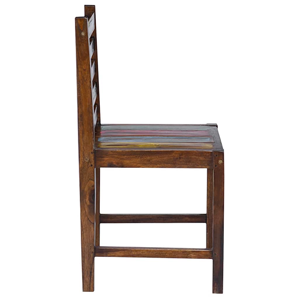 Cadeiras de jantar 2 pcs madeira recuperada maciça