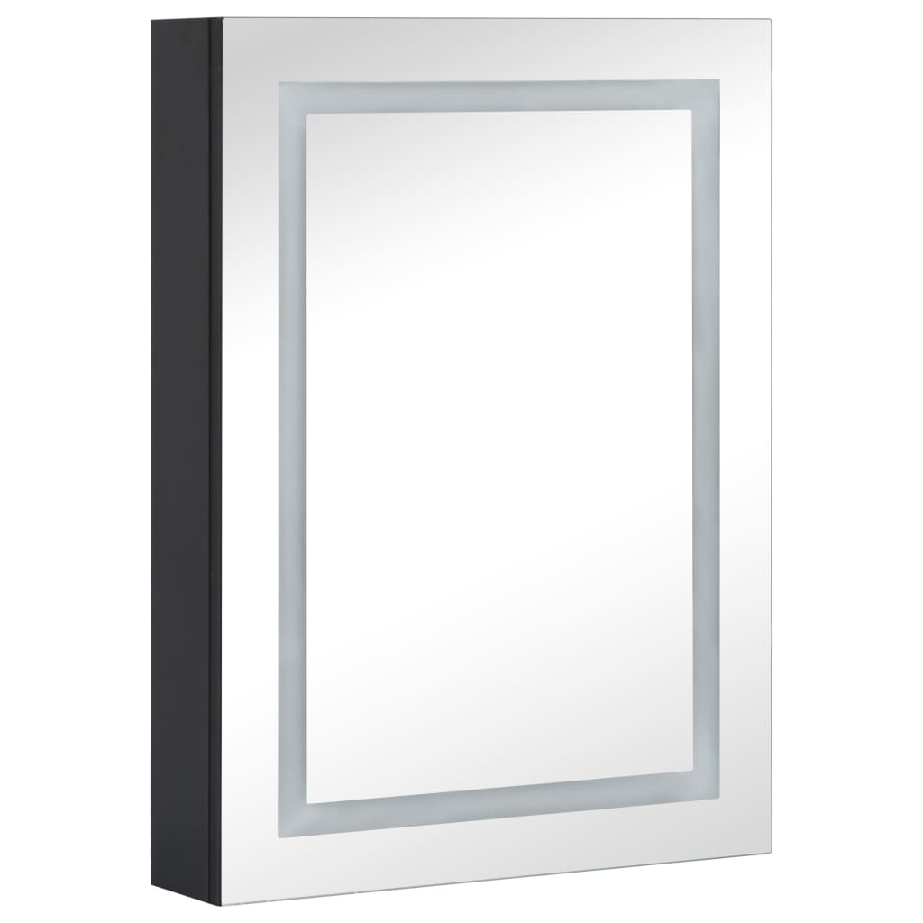 Armário espelhado para casa de banho com LED 50x13x70 cm