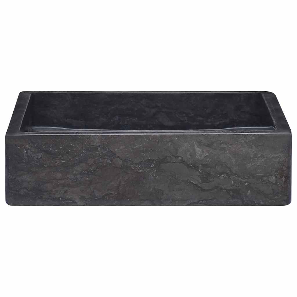 Lavatório 40x40x10 cm mármore preto