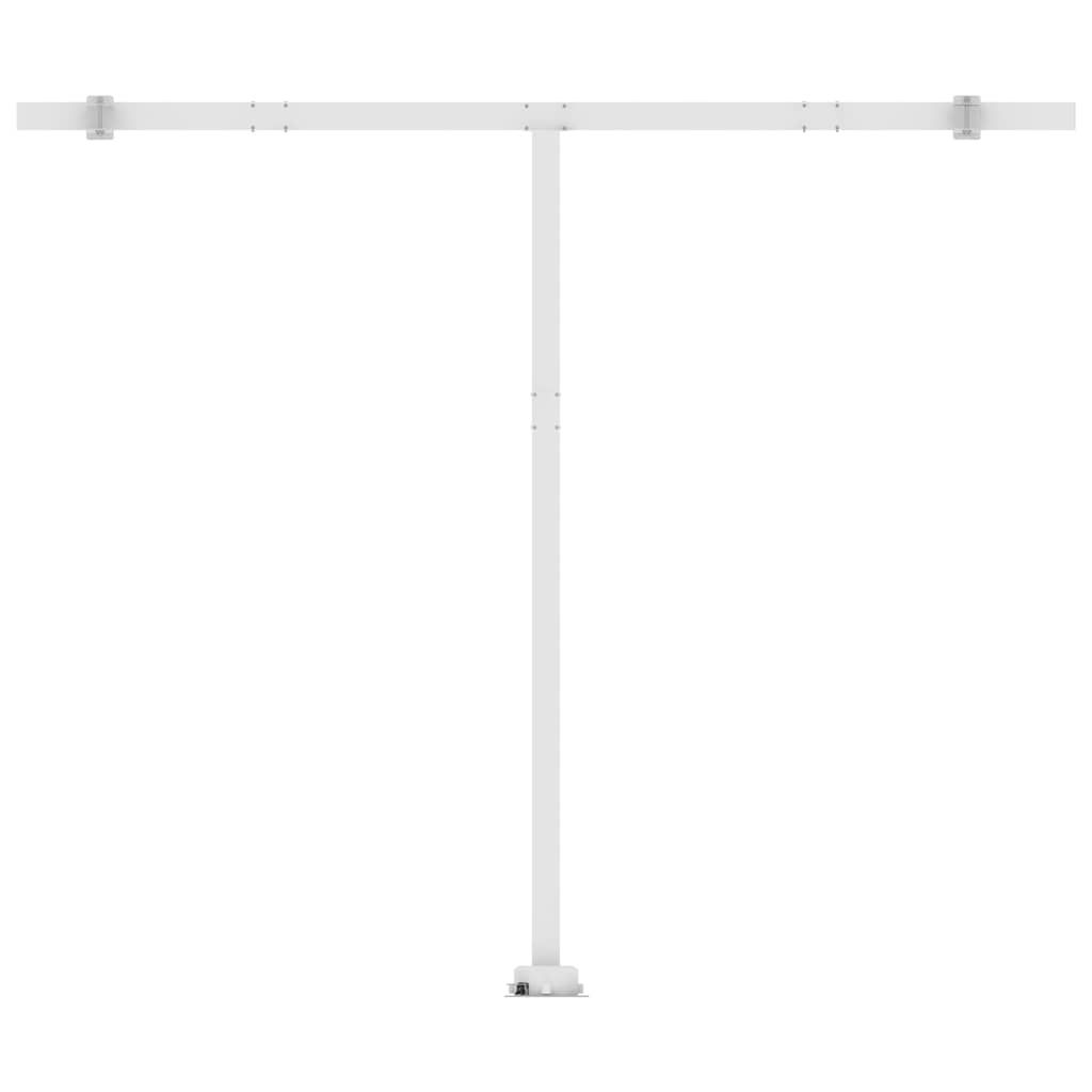 Toldo automático independente 300x250 cm azul e branco