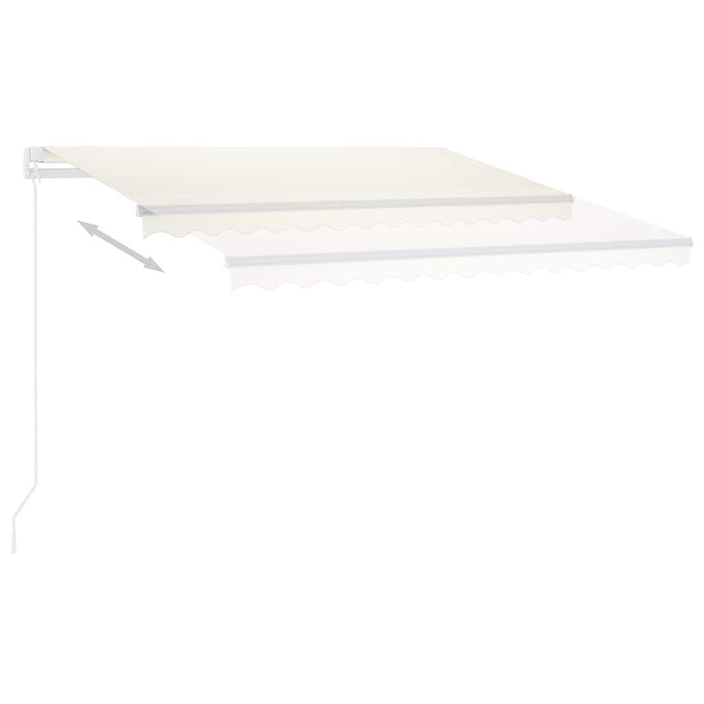 Toldo automático independente 300x250 cm cor creme