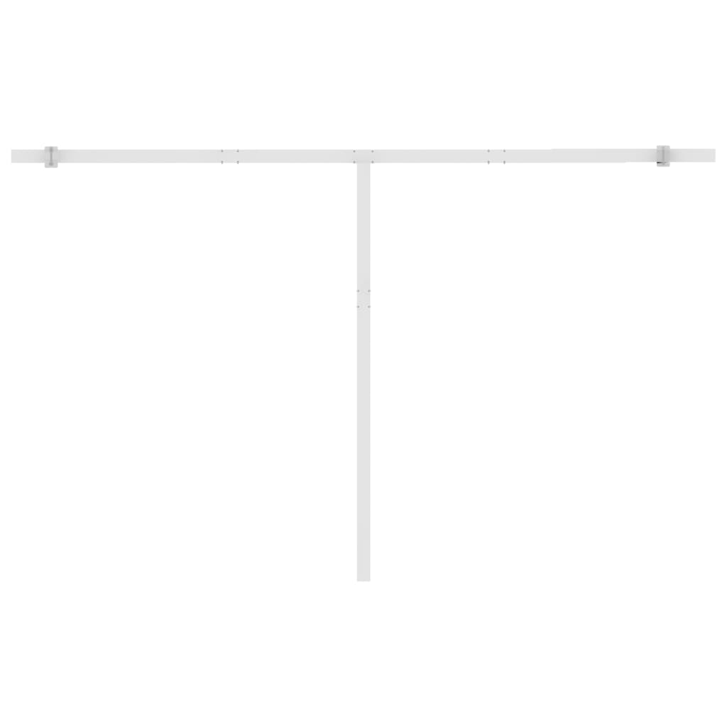 Toldo automático com LED e sensor de vento 450x350 cm cor creme