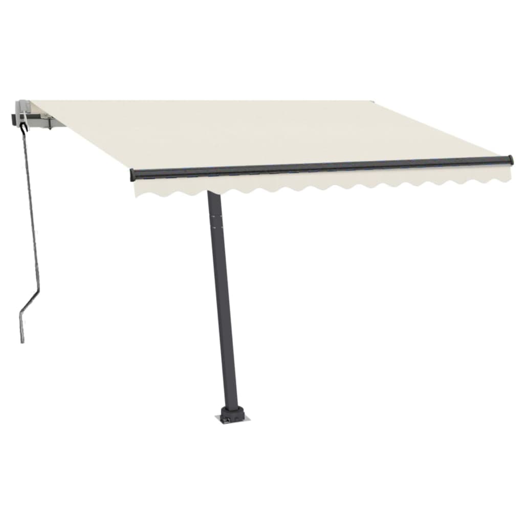 Toldo automático independente 350x250 cm cor creme