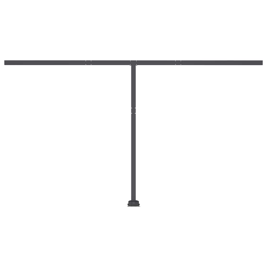 Toldo automático independente 400x300 cm amarelo e branco