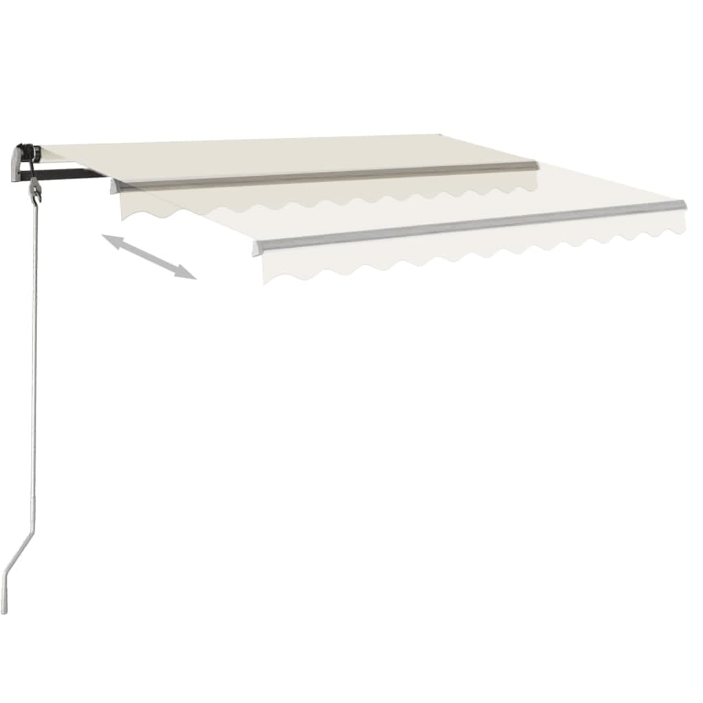 Toldo automático independente 450x350 cm cor creme