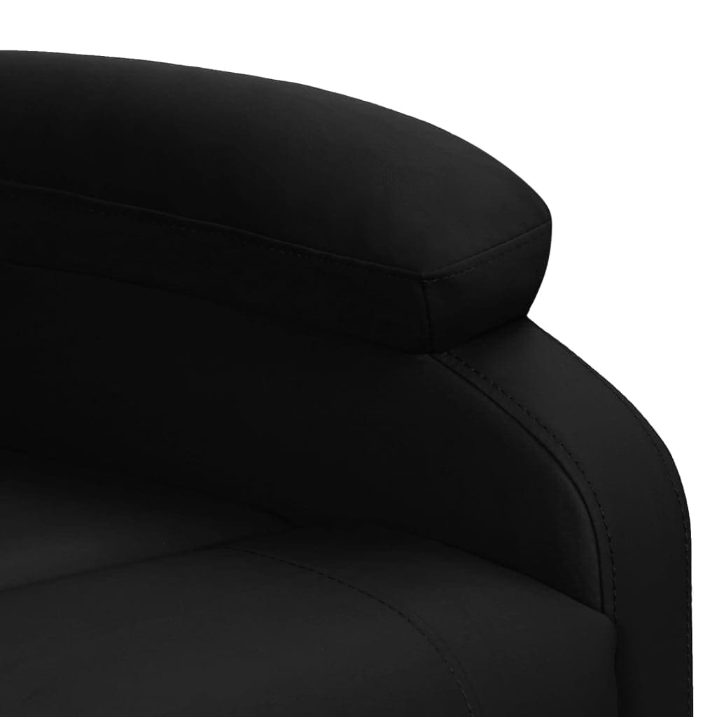 Poltrona elevatória couro artificial preto