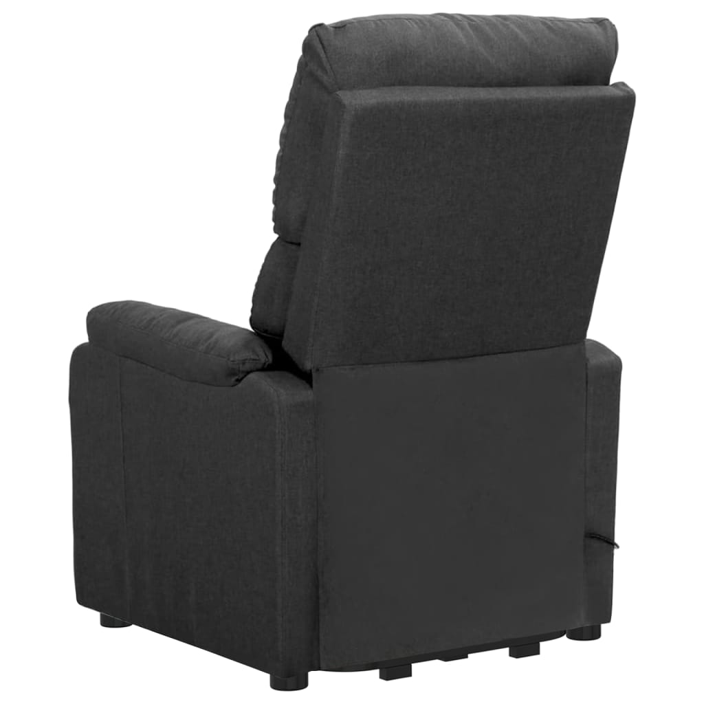 Poltrona elevatória tecido cinzento-escuro