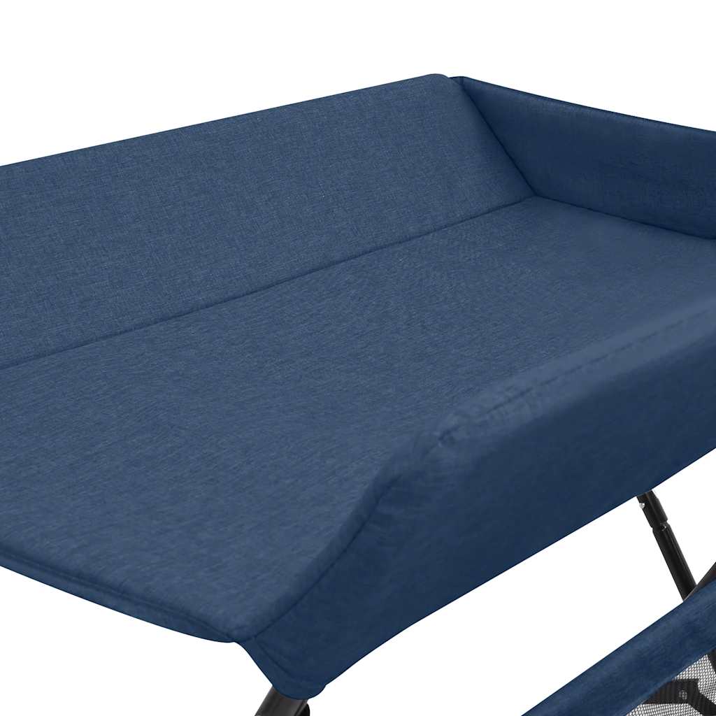 Mesa muda-fraldas ferro azul-marinho