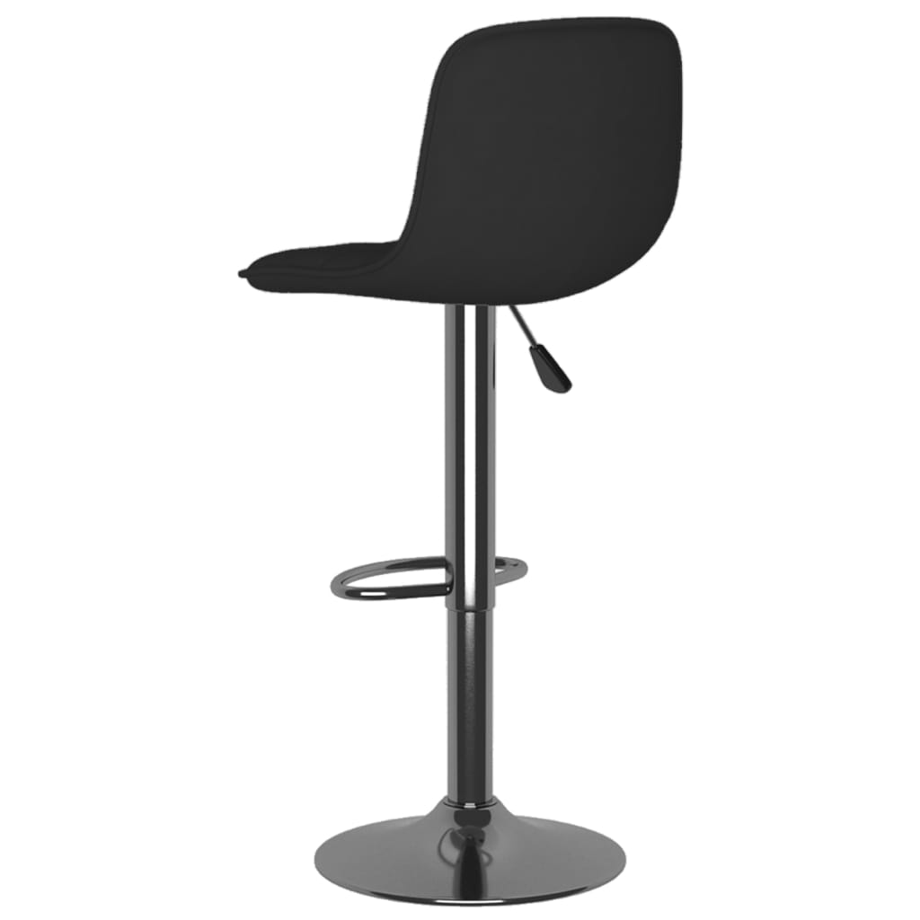 Bancos de bar 2 pcs tecido preto