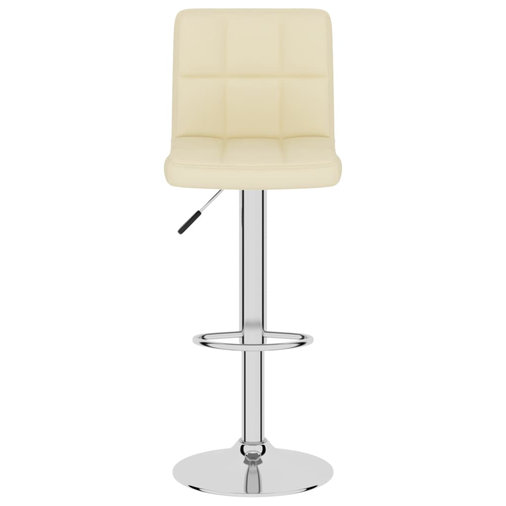 Banco de bar tecido cor creme