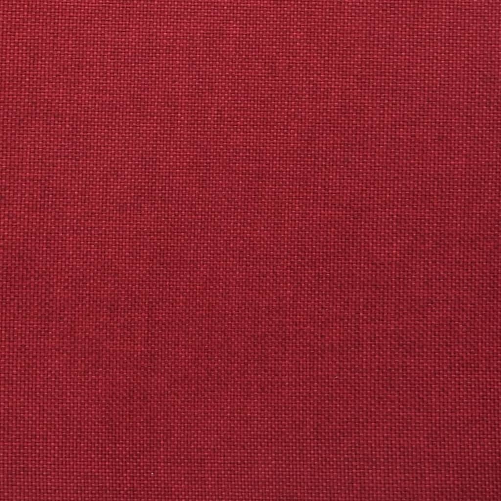 Bancos de bar 2 pcs tecido vermelho tinto