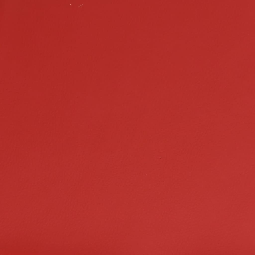 Bancos de bar 2 pcs couro artificial vermelho tinto