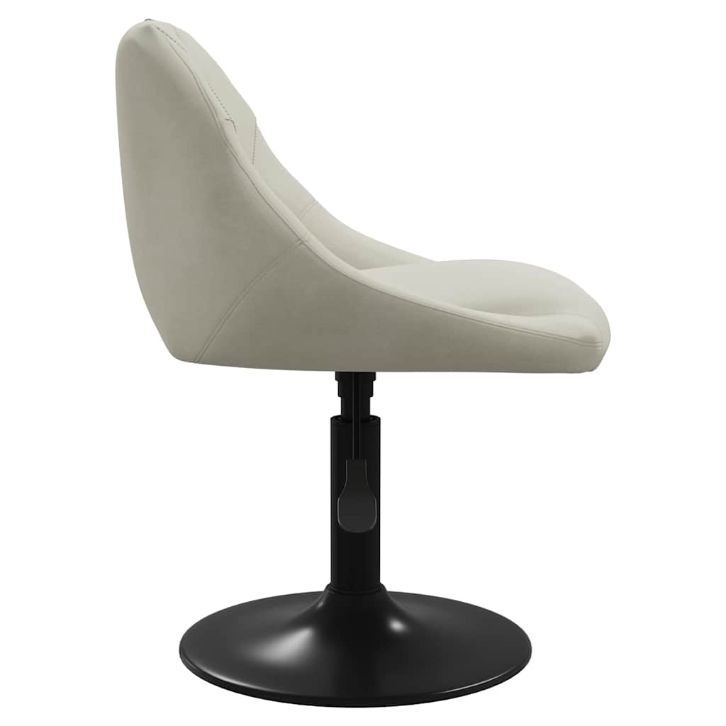 Banco de bar veludo cor creme
