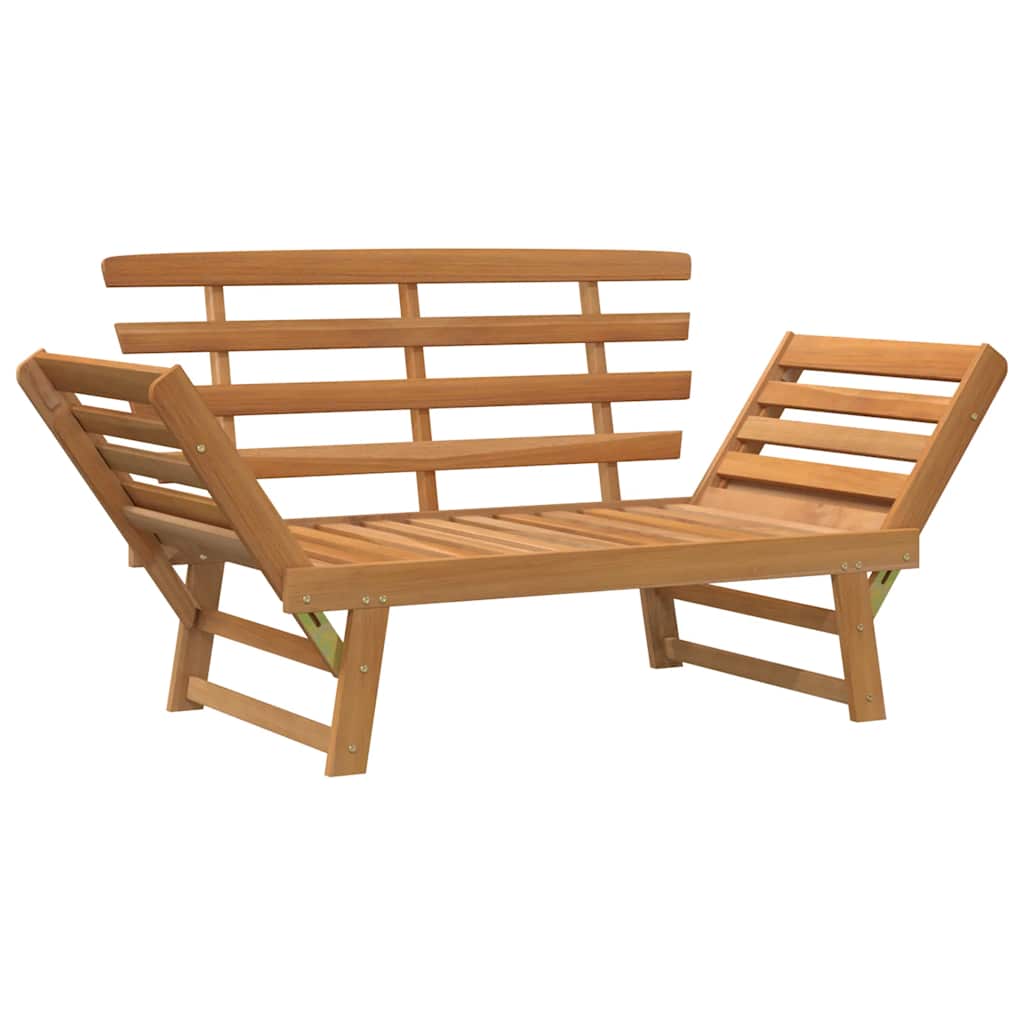Banco de jardim 2-em-1 190 cm madeira de acácia maciça