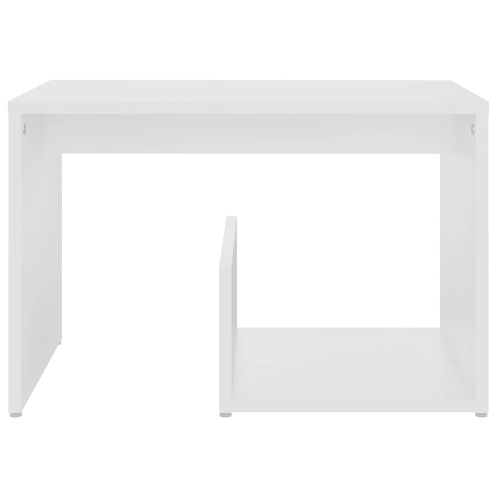 Mesa de apoio derivados de madeira branco/carvalho sonoma