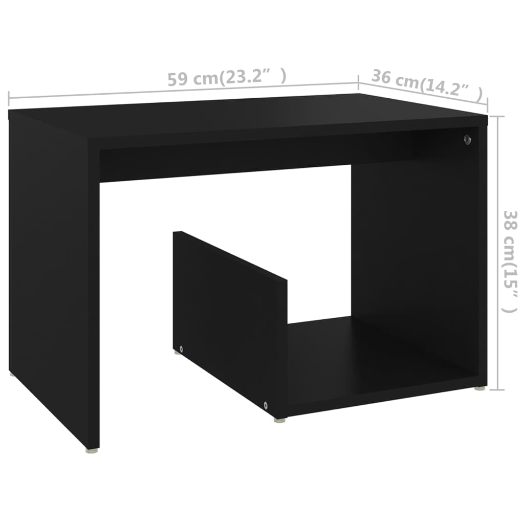 Mesa de apoio derivados de madeira branco/carvalho sonoma
