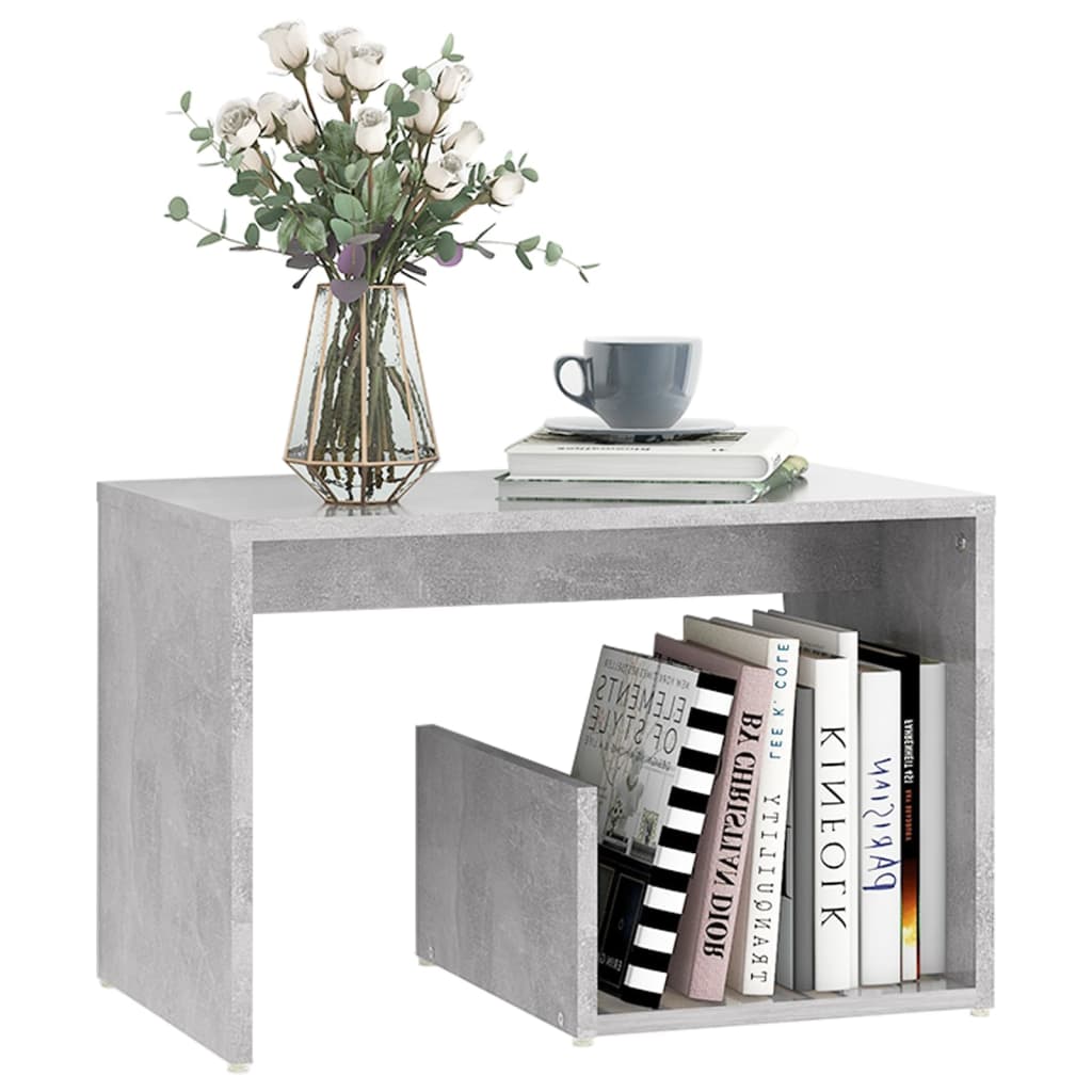 Mesa de apoio derivados de madeira branco/carvalho sonoma