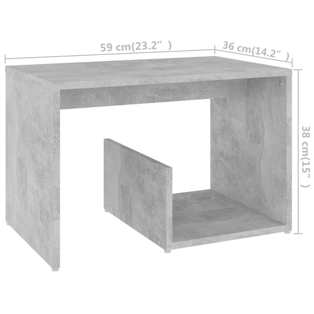 Mesa de apoio derivados de madeira branco/carvalho sonoma