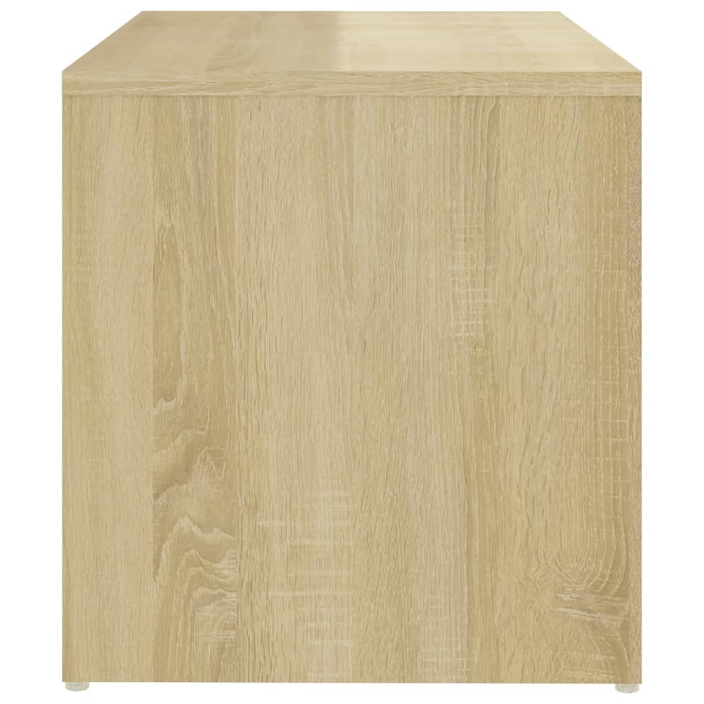 Mesa de apoio derivados de madeira branco/carvalho sonoma