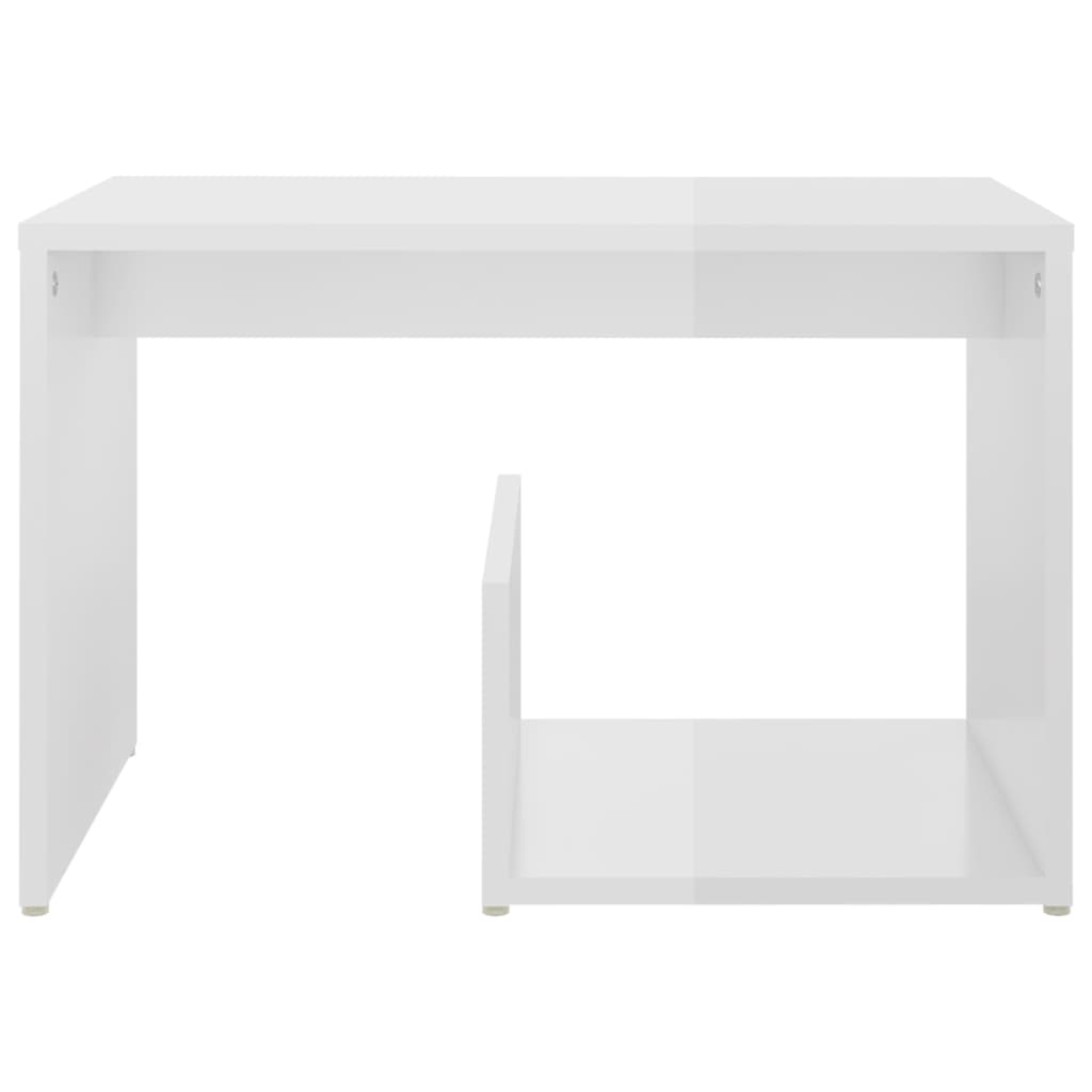 Mesa de apoio derivados de madeira branco/carvalho sonoma