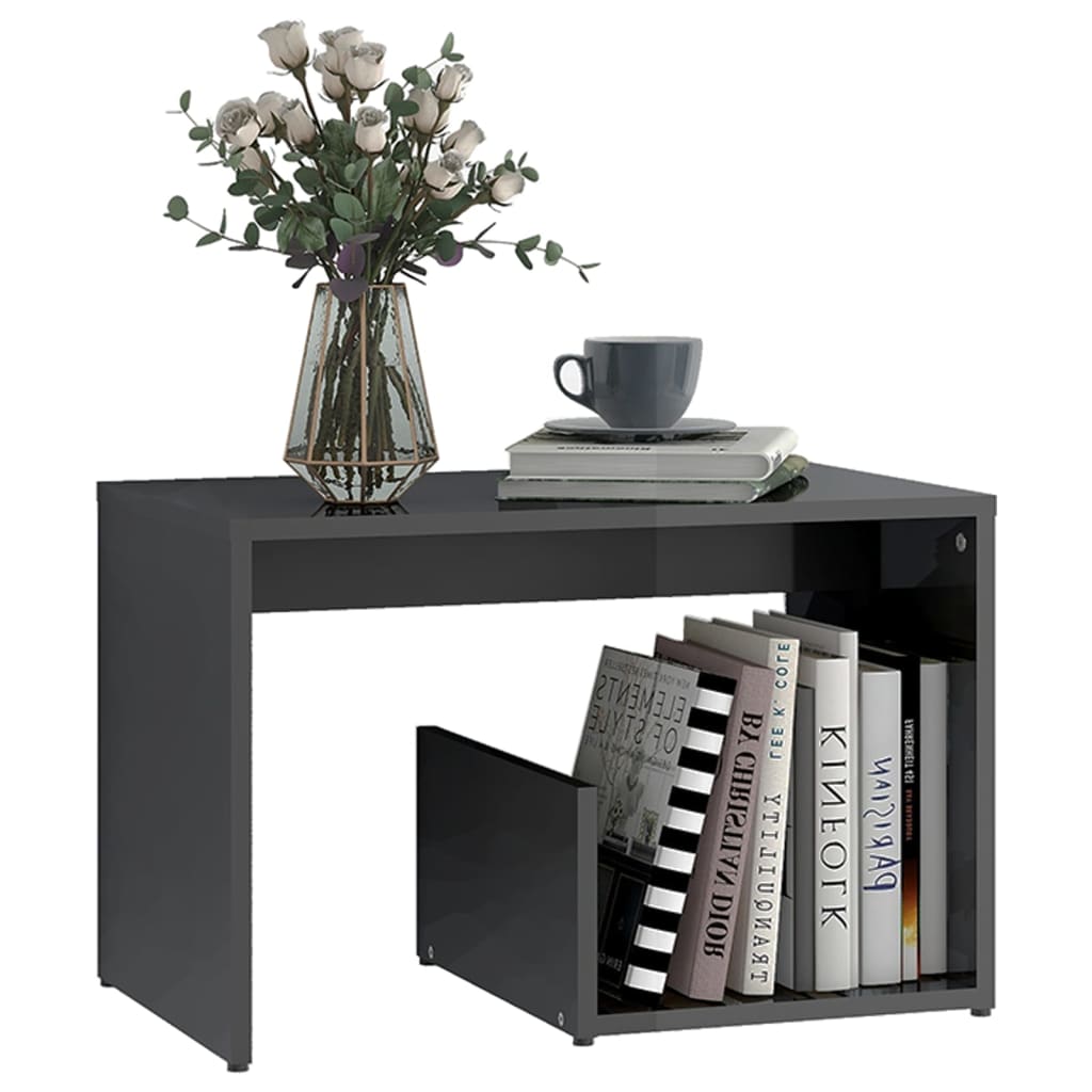 Mesa de apoio derivados de madeira branco/carvalho sonoma