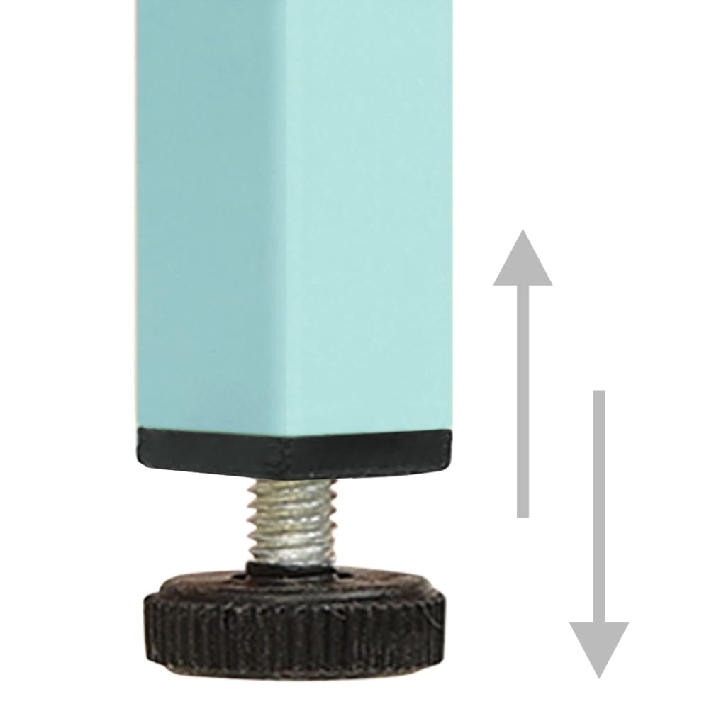 Móvel de TV aço 105x35x50 cm verde-hortelã