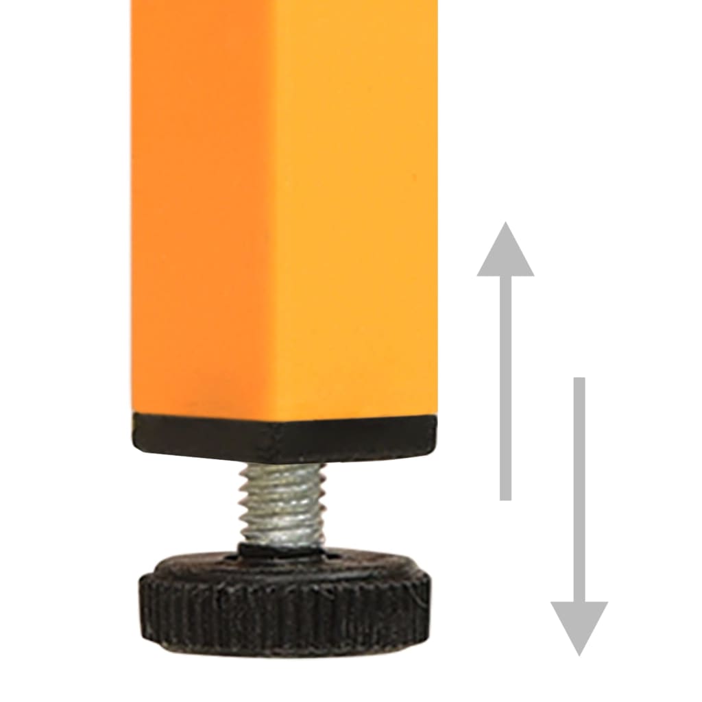 Móvel de TV aço 105x35x50 cm amarelo mostarda