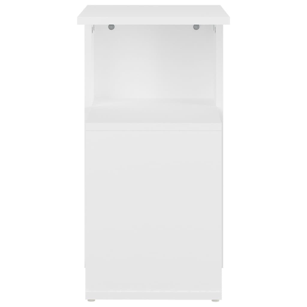 Mesa de apoio derivados de madeira branco/carvalho sonoma