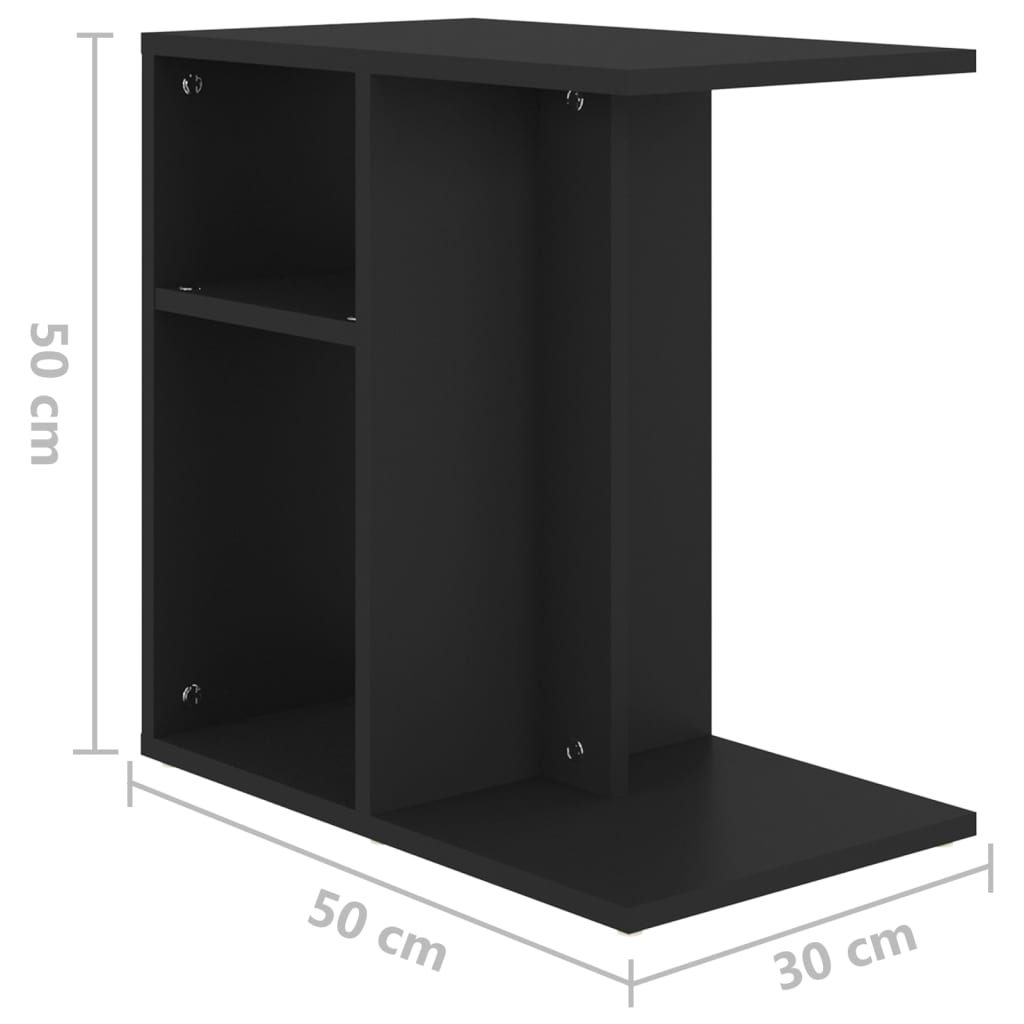 Mesa de apoio 50x30x50 cm contraplacado branco