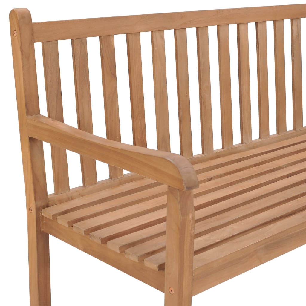 Banco de canto para jardim 185x185x90 cm madeira de teca maciça