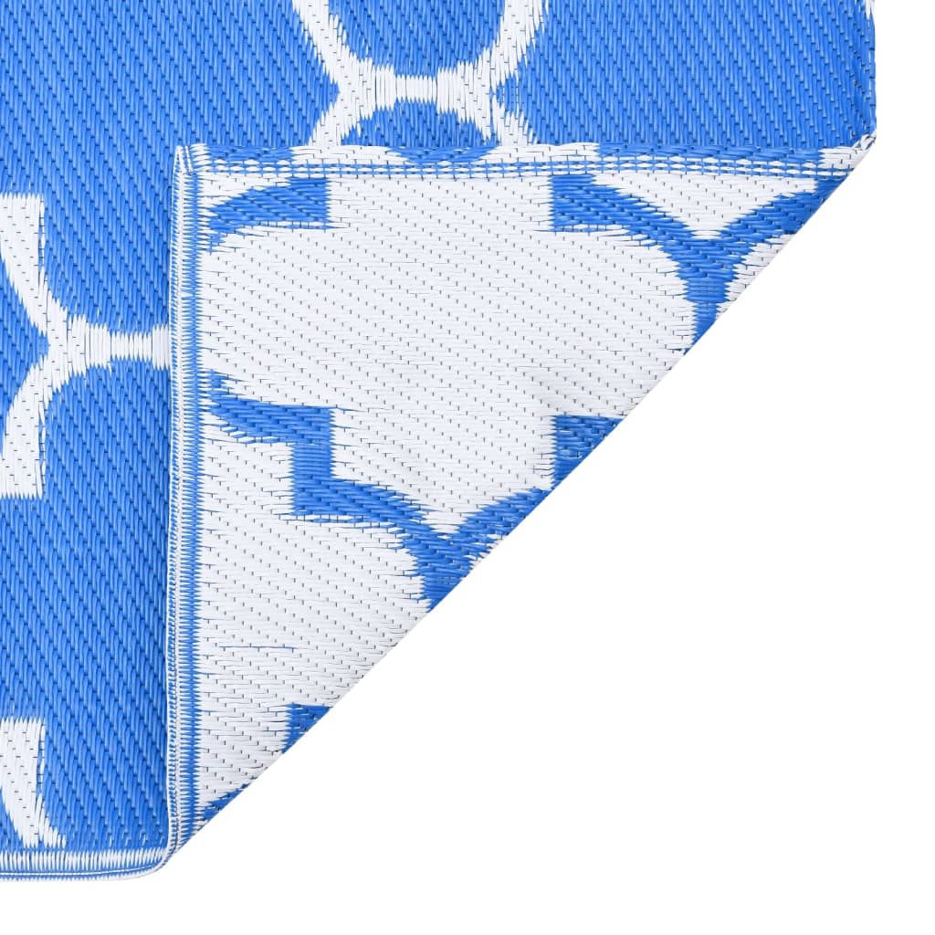 Tapete de exterior 160x230 cm ARAKIL PP azul