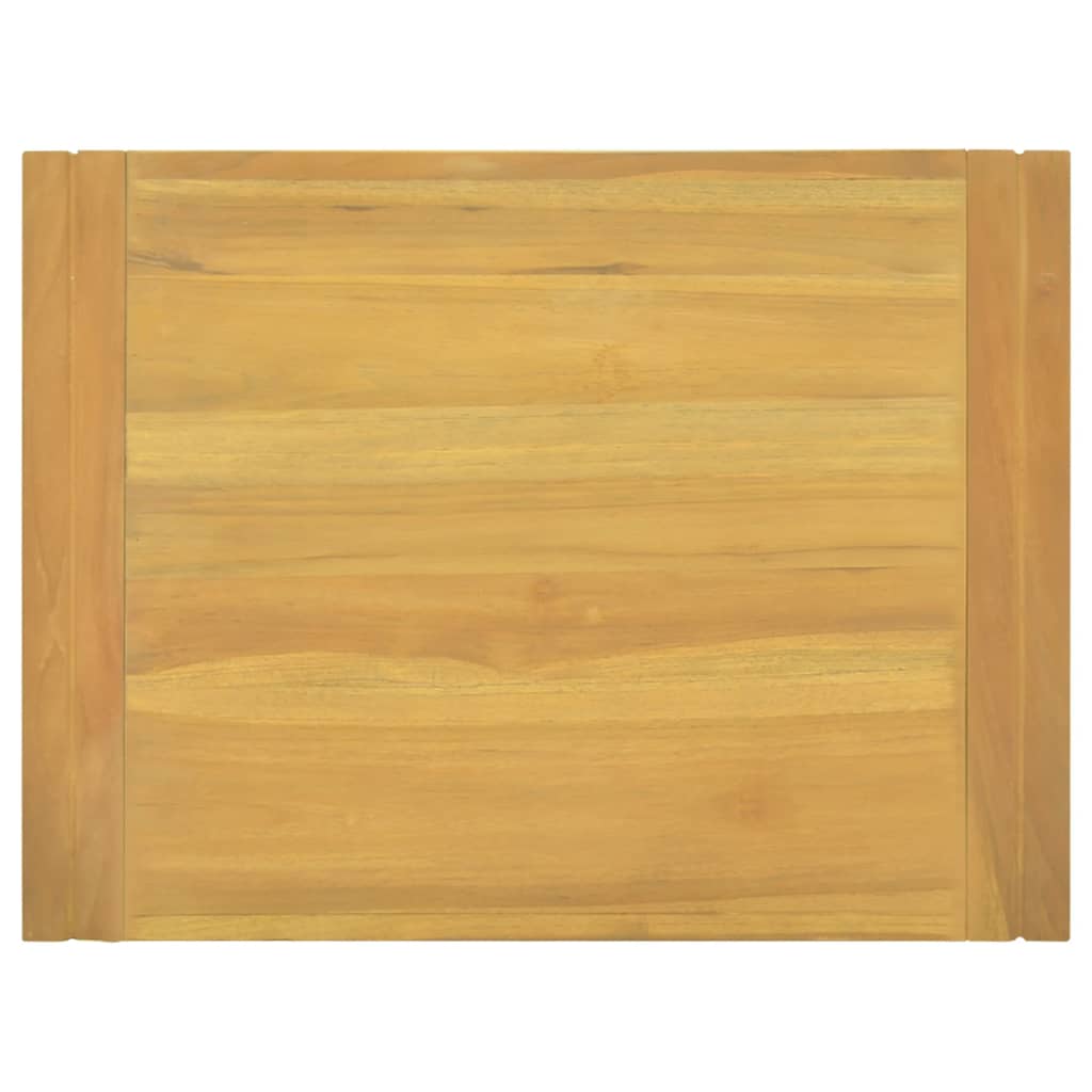Armário de parede p/ casa de banho 60x45x35 cm teca maciça