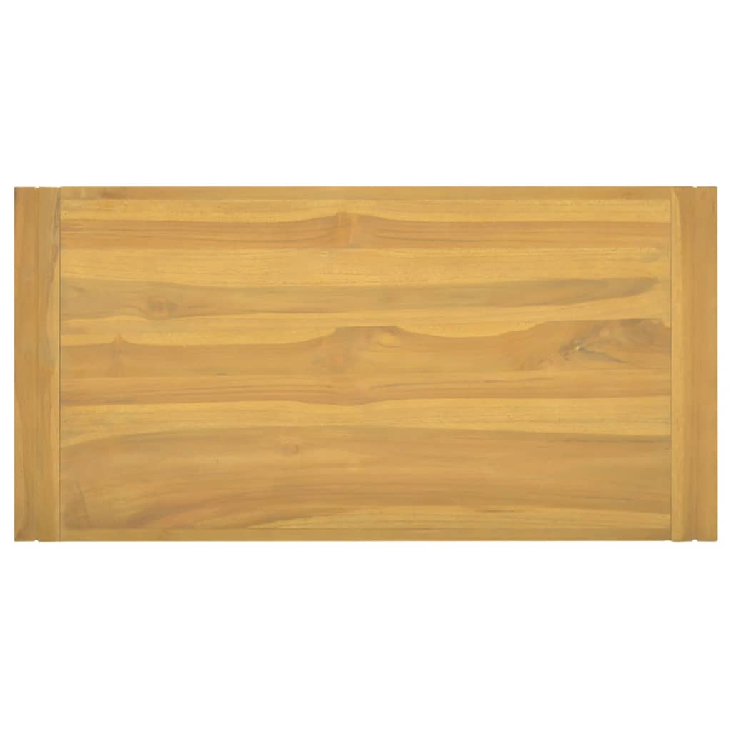 Armário de parede p/ casa de banho 90x45x35 cm teca maciça