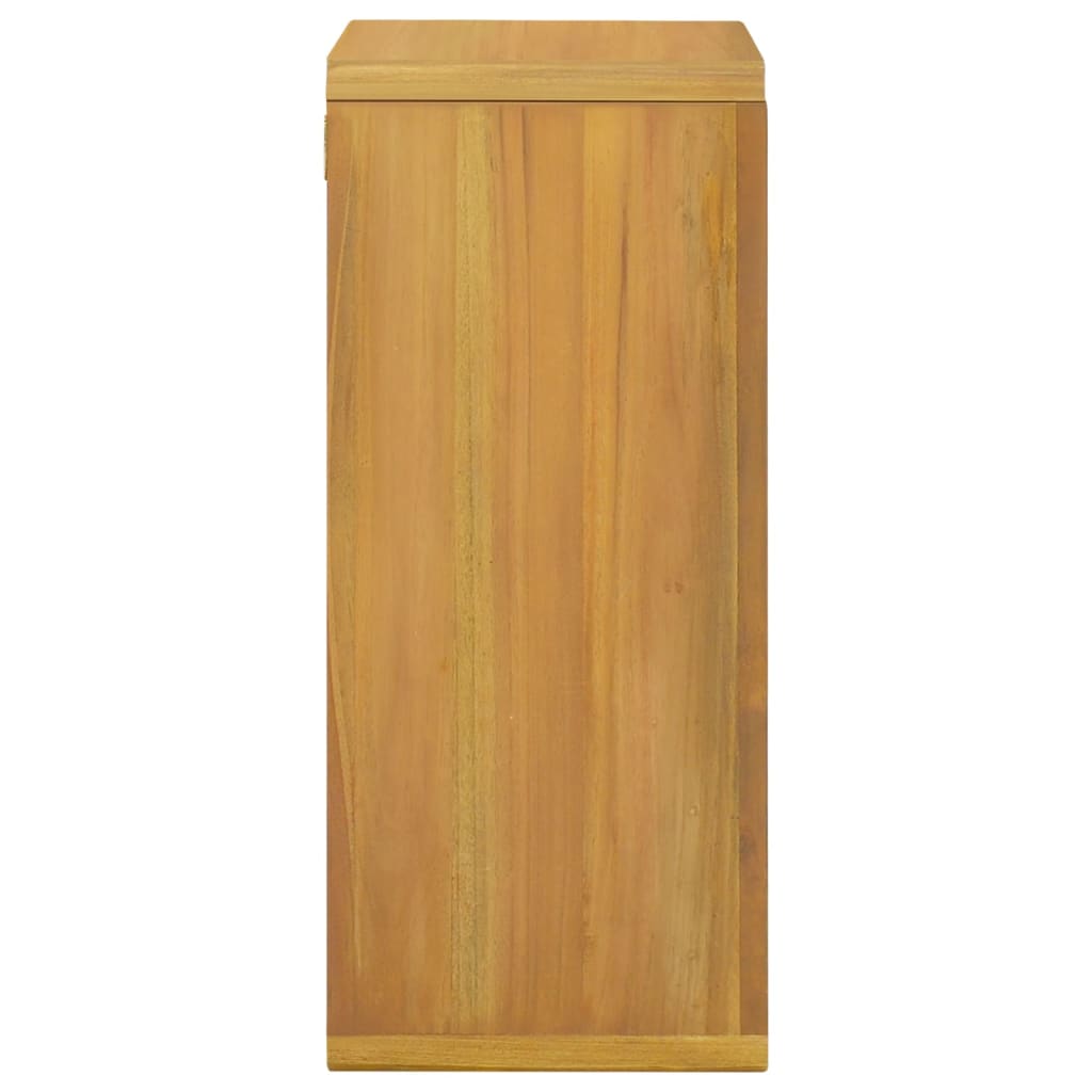 Armário de parede p/ casa de banho 45x30x70 cm teca maciça
