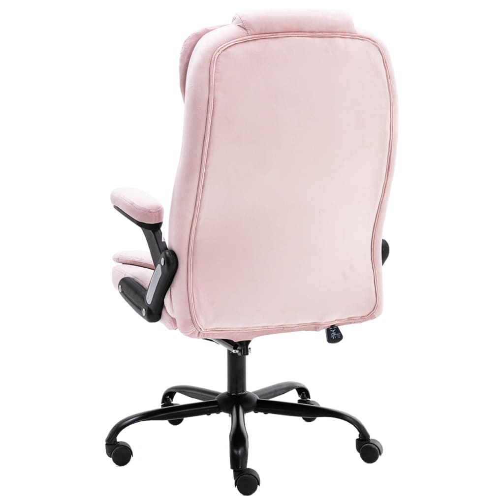 Cadeira de escritório couro artificial cinzento-claro