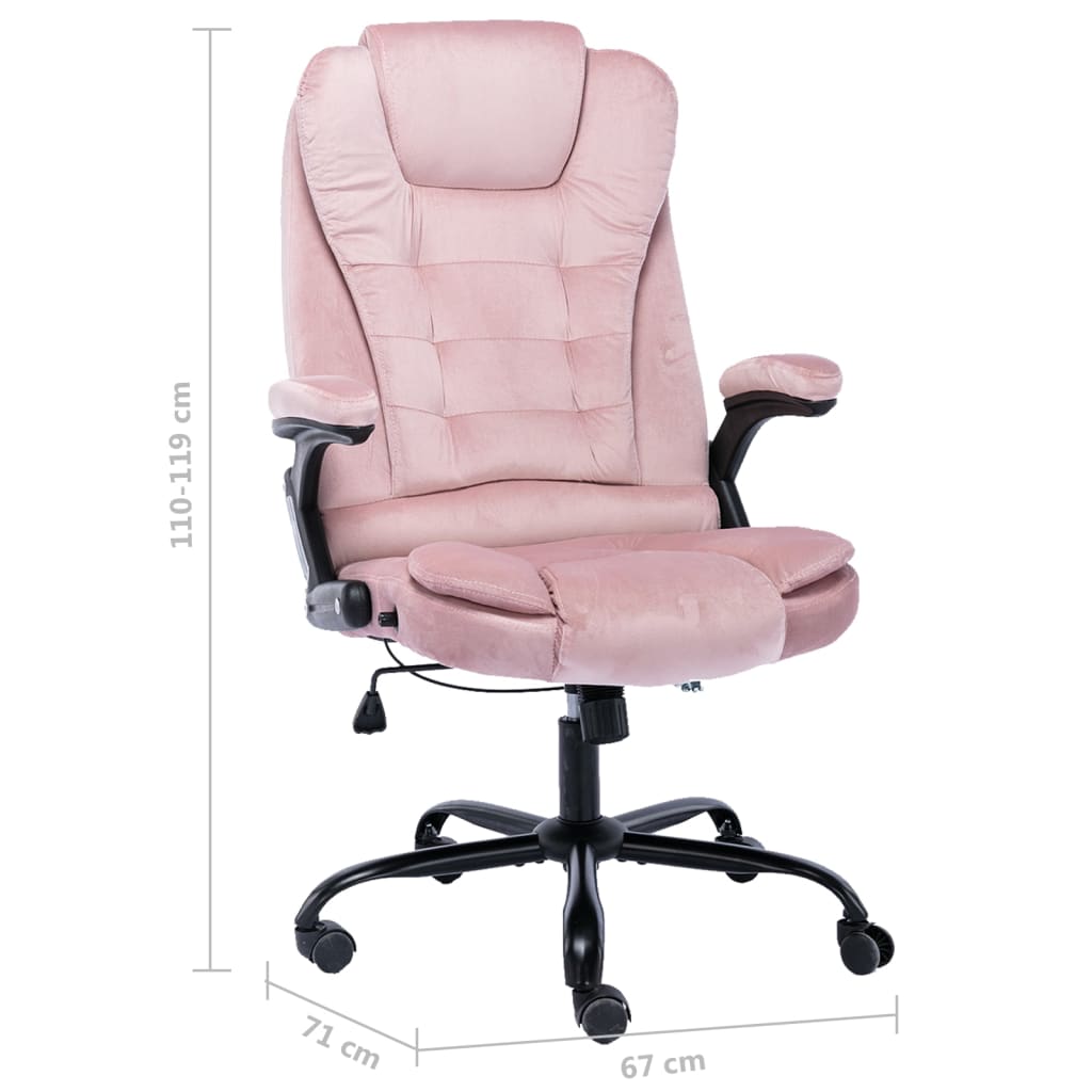 Cadeira de escritório couro artificial cinzento-claro