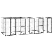 Canil de exterior 12,1 m² aço