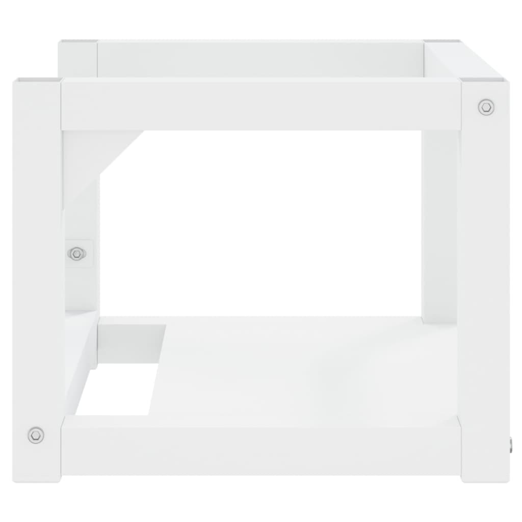 Estrutura de parede p/ lavatório ferro 40x38x31 cm branco