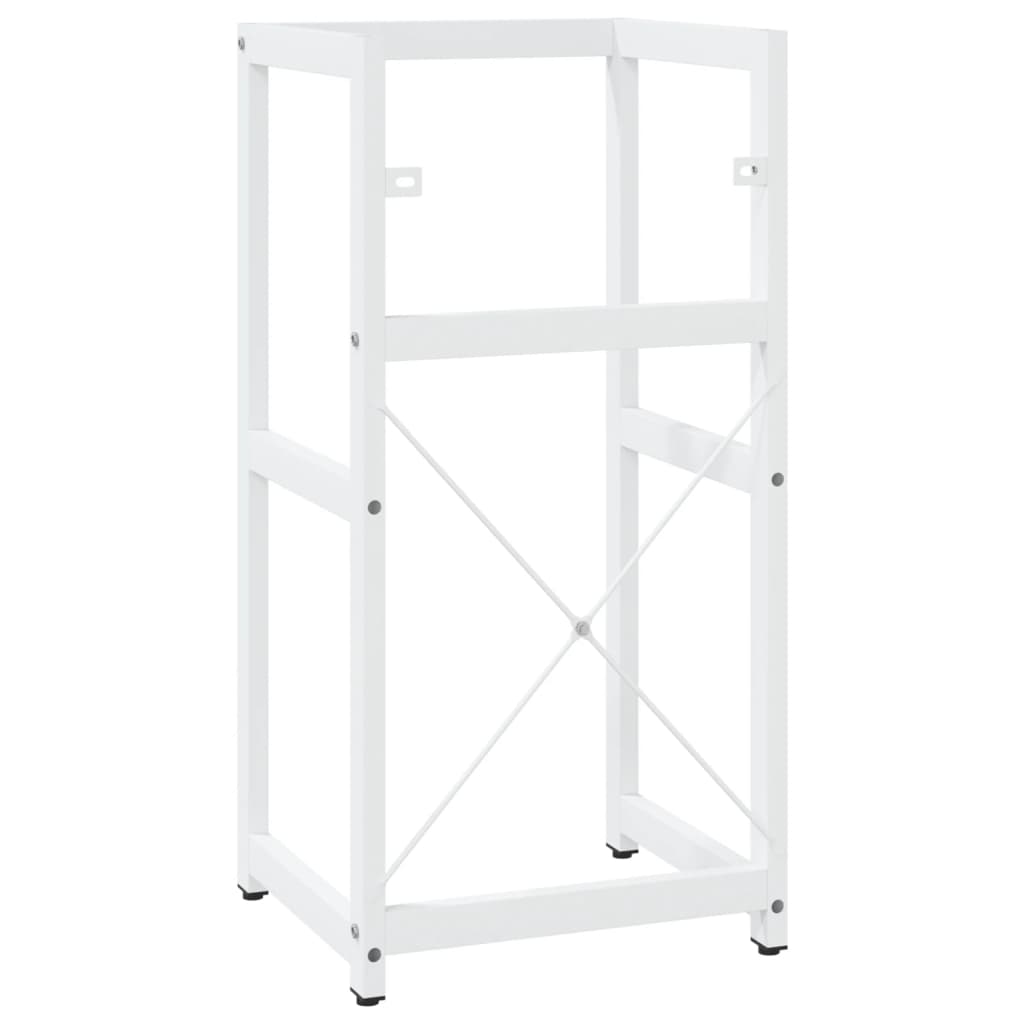 Estrutura p/ lavatório casa de banho ferro 40x38x83 cm branco