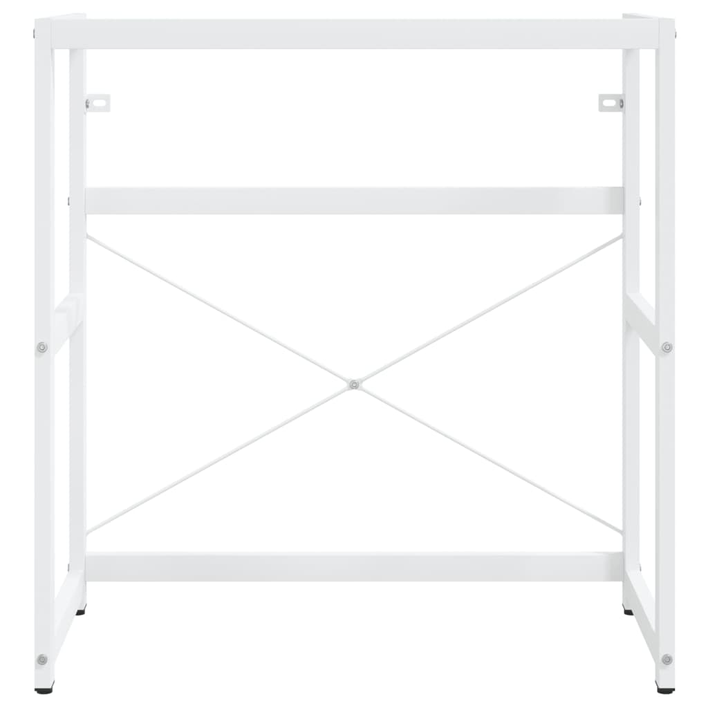 Estrutura p/ lavatório casa de banho ferro 79x38x83 cm branco