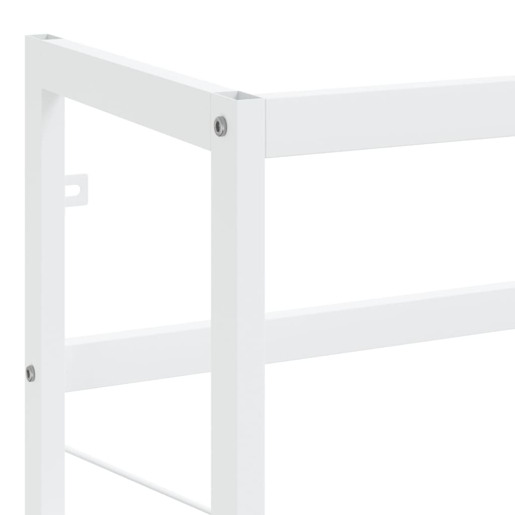 Estrutura p/ lavatório casa de banho ferro 79x38x83 cm branco