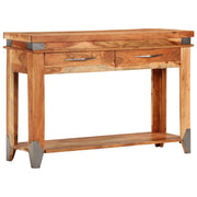 Mesa consola 110x34x74 cm madeira de acácia maciça