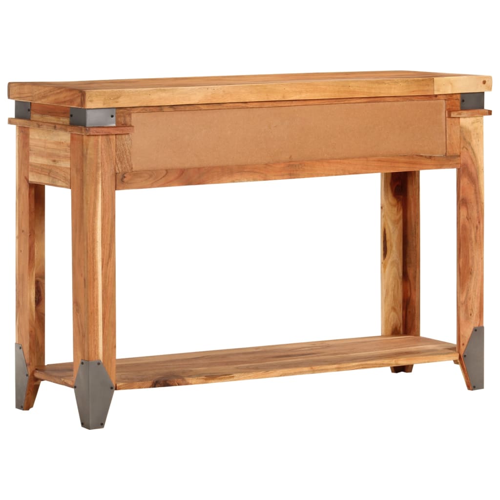 Mesa consola 110x34x74 cm madeira de acácia maciça