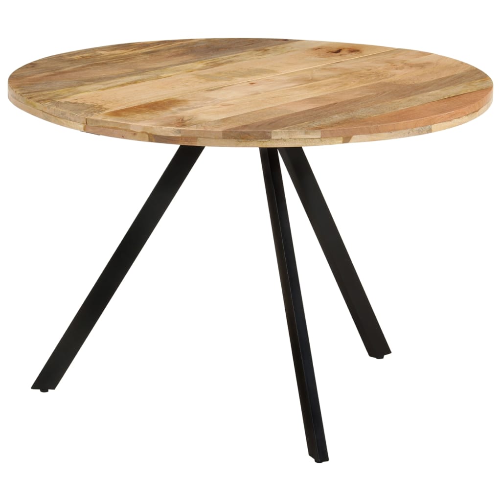 Mesa de jantar 110x75 cm madeira de mangueira maciça
