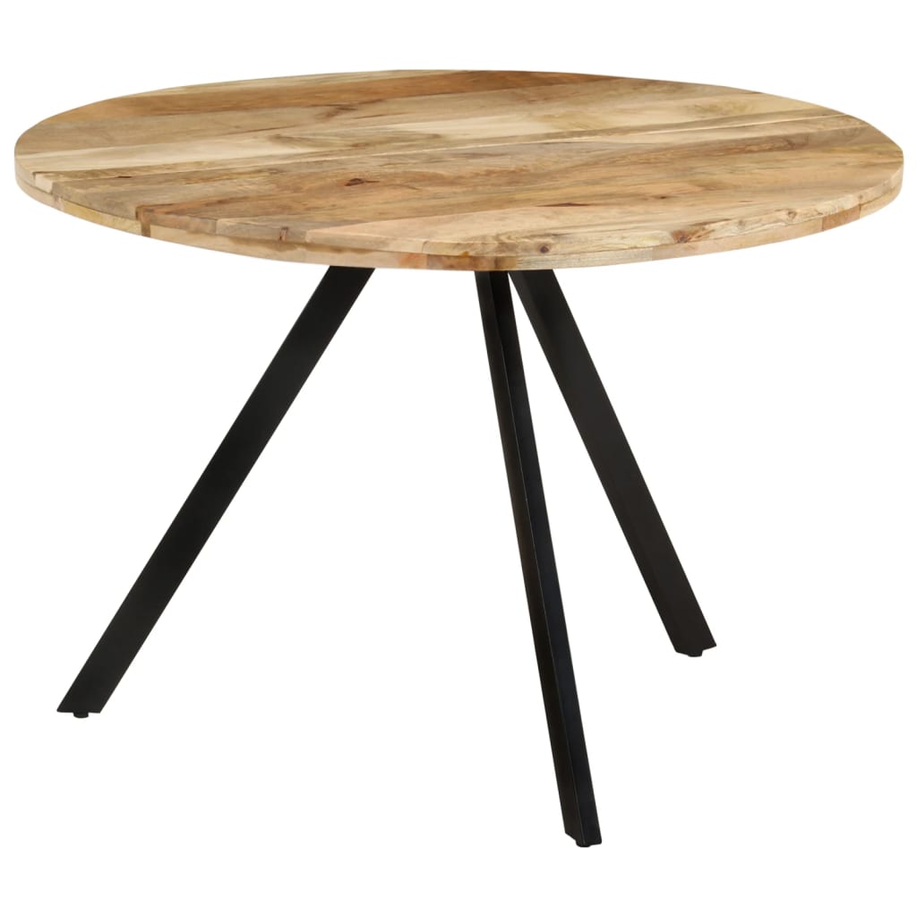 Mesa de jantar 110x75 cm madeira de mangueira maciça